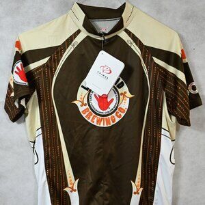 NWT Primal Left Hand Brewing Co. 400 Pound Monkey Bicycle Jersey Size M